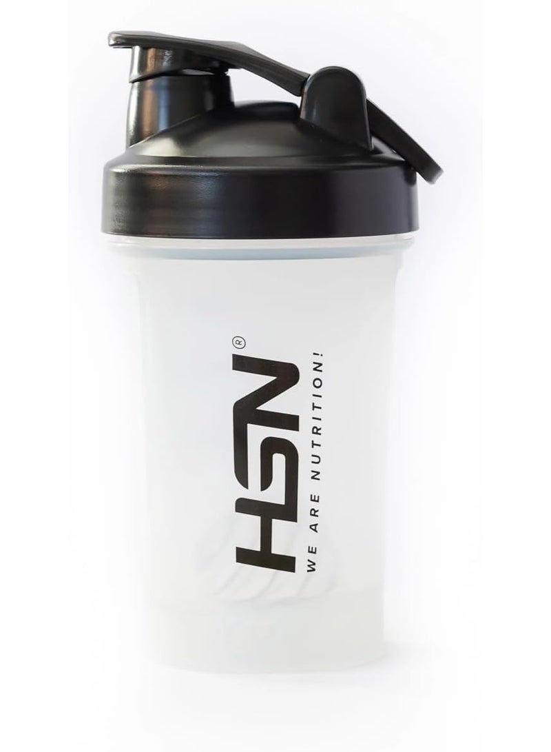 HSN Pro Shaker Rocket We Are Nutrition! BPA Free | 400 ml | Transparent Black | Mixer Cup with Mixer Ball | Airtight Seal and Anti-Leak Stopper | Odor Free | Easy Cleaning - Image 1